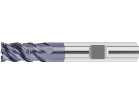 M555 VHM Z=4 48° Trochoidal mit Spanbrecher Uni lang